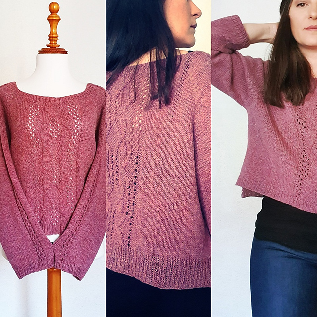 Spring berries sweater
