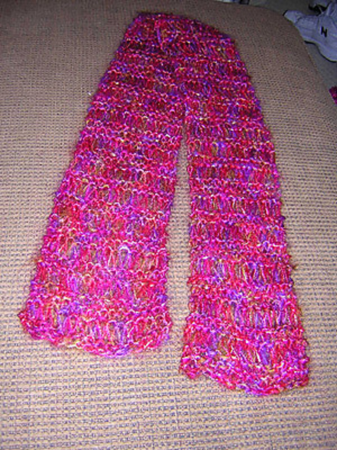#19 Drop-Stitch Scarves