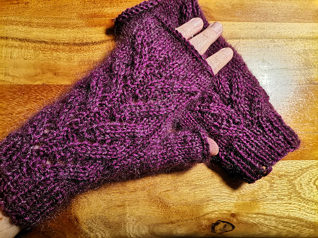Fingerlose Handschuhe „Polypodium“