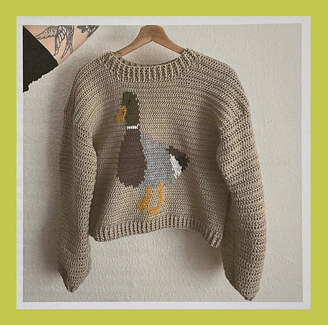 Duck Sweater Crochet Pattern