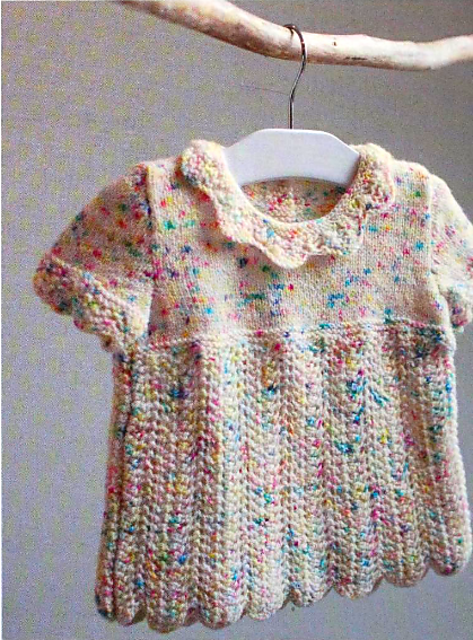 Confetti and Lace Baby Dress