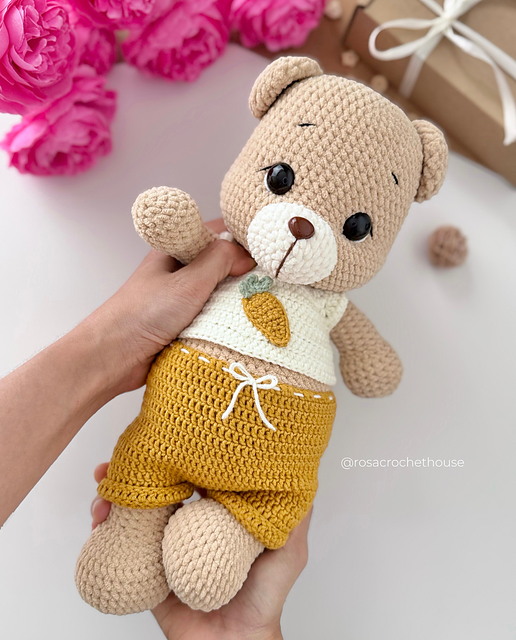 Snuggle Teddy Bear in T-shirt & Pants