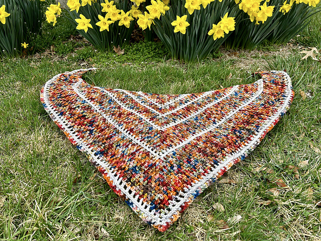 Prime Number Kerchief—Crochet