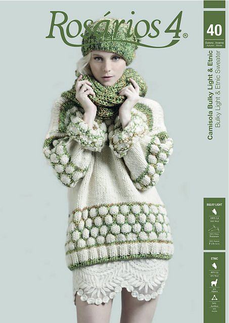 40a Bulky Light and Etnic Sweater