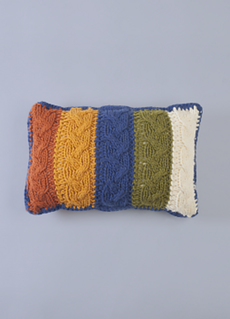 Colourful Bulky Light cushion