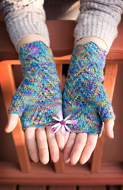 Desert Vistas Fingerless Mitts