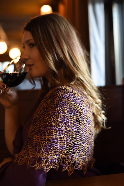 Vineyard Walking Shawl