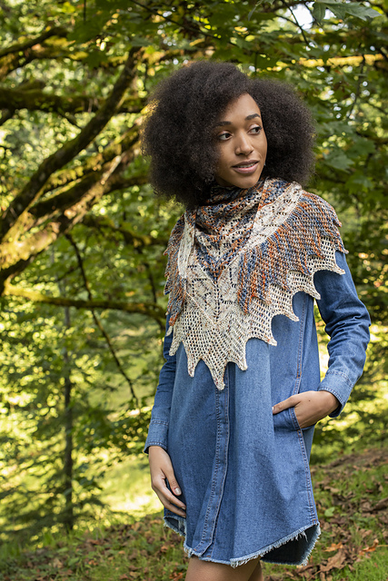 American Kestrel Shawl