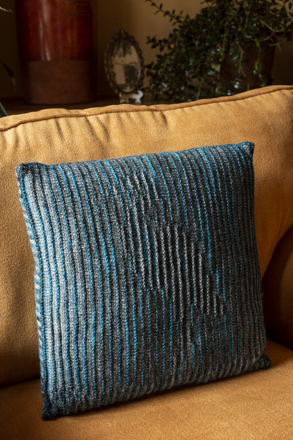 Ardeidae Illusion Knit Pillow
