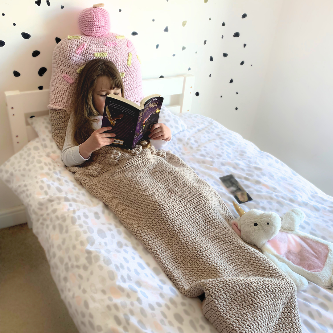 Ice Cream Sleeping Bag Crochet Pattern