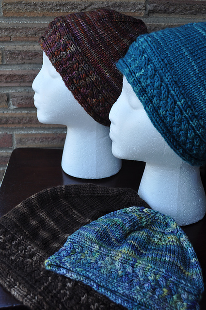 Cabled Caps for All!