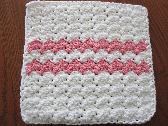 Sedge Stitch Dishcloth