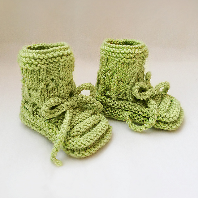 Stems & Leaves, Baby Booties