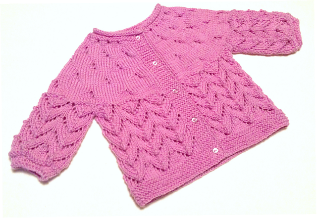 Droplets Baby Cardigan
