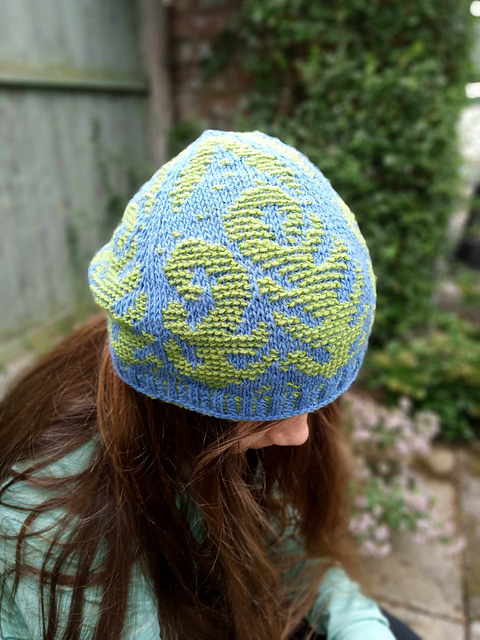 Forest Fern No Float Tunisian Hat