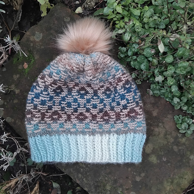 No Float - Diamond Lattice Bobble Hat