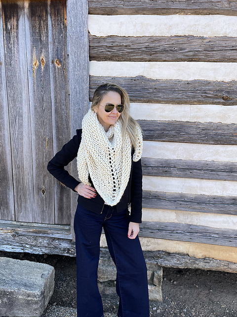 Amalie Triangle Shawl