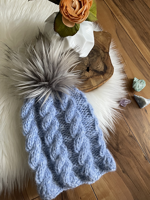 Tiny Cables Beanie Hat