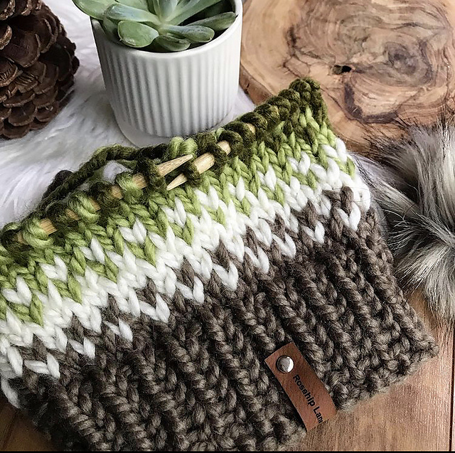 Lake Tahoe Fair Isle Beanie Hat