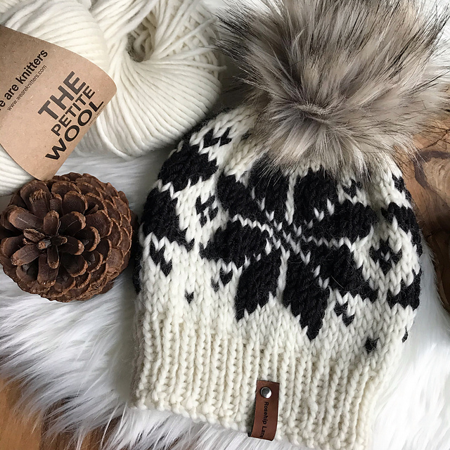 Nordic Star Fair Isle Women's Beanie Hat
