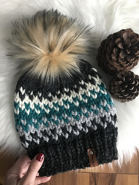 Lafayette Fair Isle beanie hat