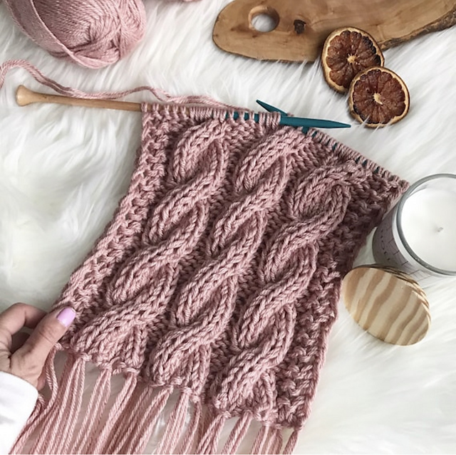 Orleans Cable Scarf
