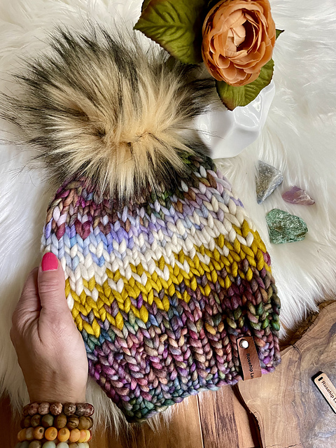 Ravelry: Midsummer Dreams Luxury Beanie Hat pattern by