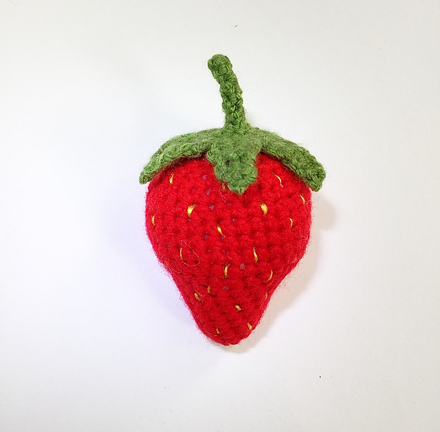 Strawberry Amigurumi Food