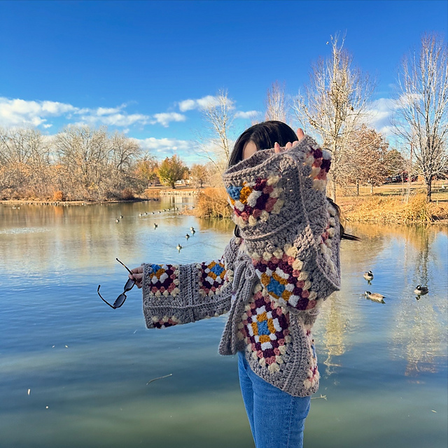 Scandi Candy Cardi Oversized Granny Cardigan