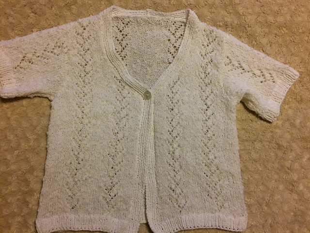 Cropped Lace Cardigan