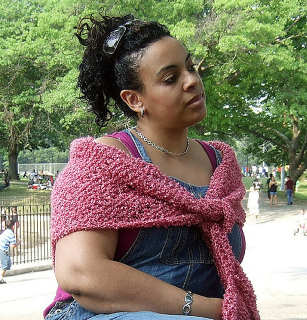 Hug Me Boucle Shawl