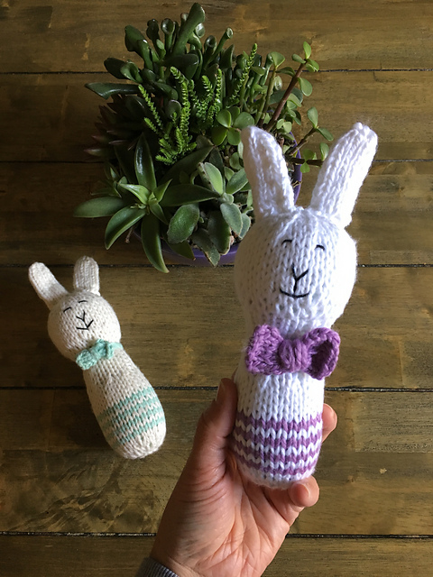 Easter Bunny Baby Rattle
