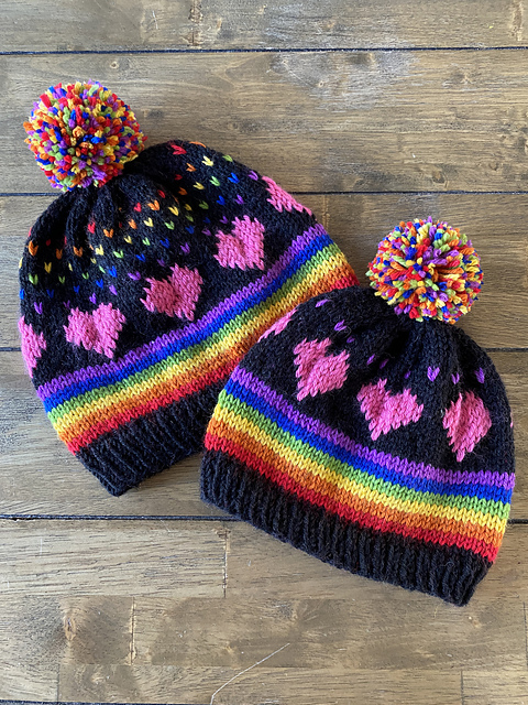 Ravelry: Love in Technicolor pattern by RosiePosieKnitCo