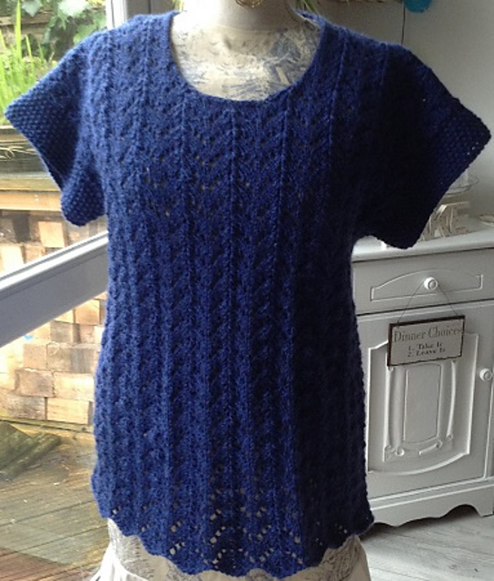 Aran Weight Lace Tunic