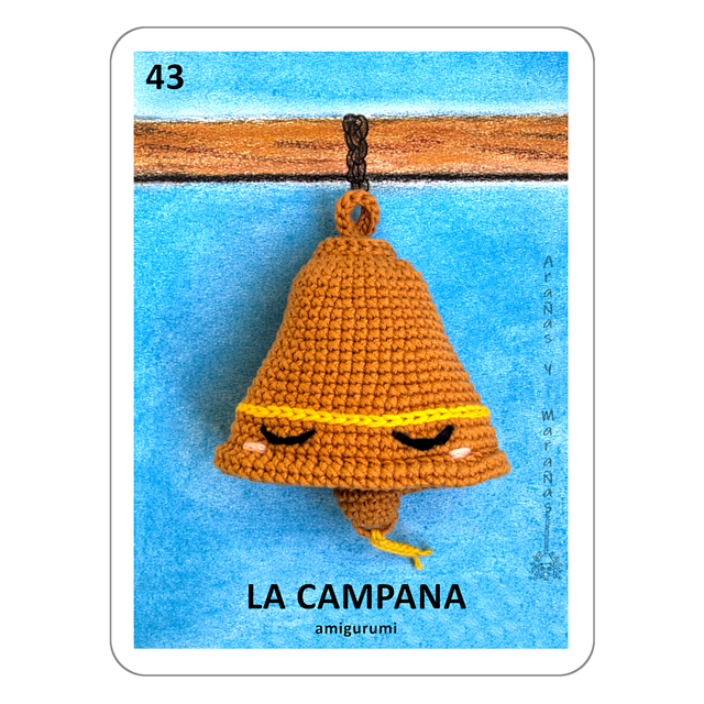 43 LA CAMPANA amigurumi