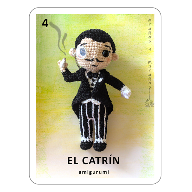 4 EL CATRÍN amigurumi