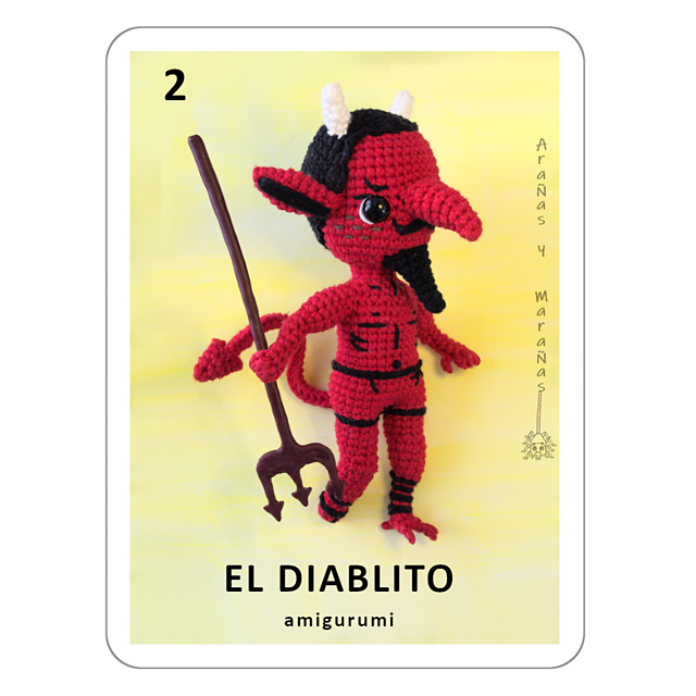 2 EL DIABLITO amigurumi