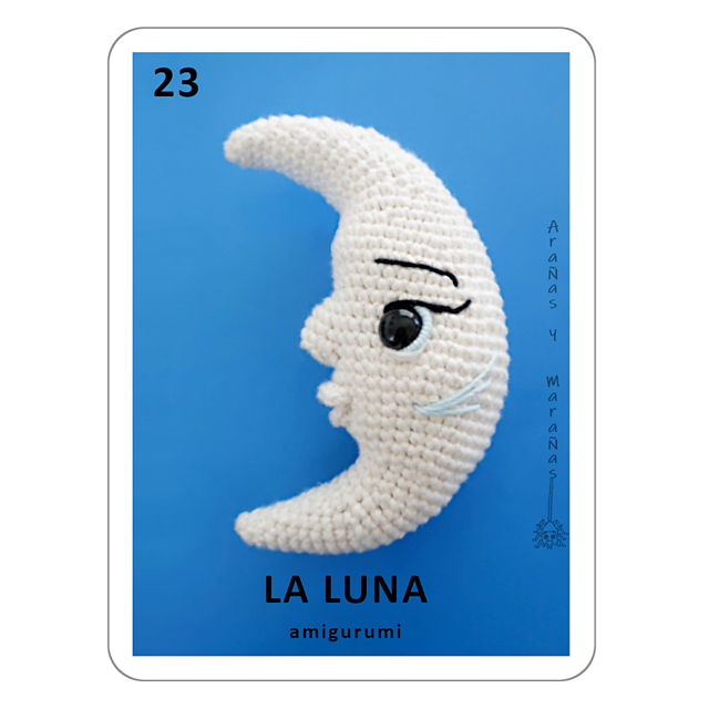 23 LA LUNA amigurumi