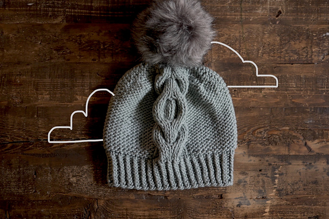Cloudy Cables Hat