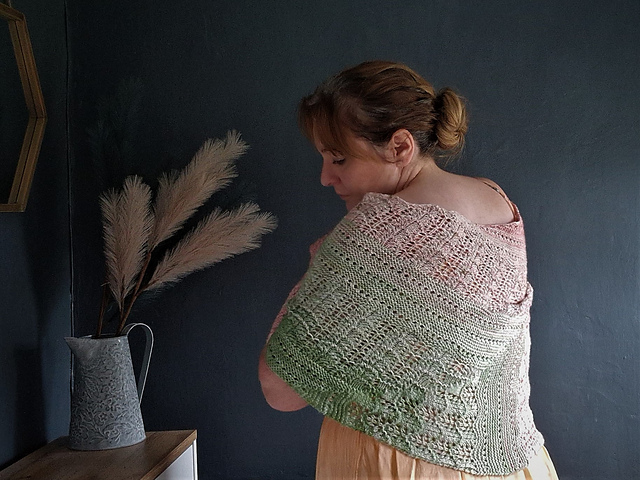 Bated Breath Shawl DK
