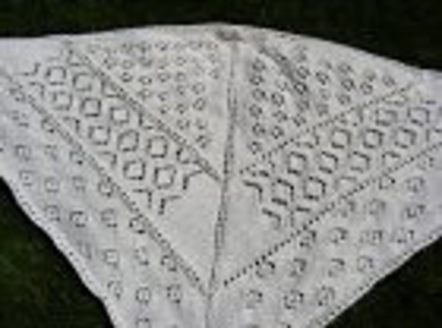 Touch Of Spring Shawl