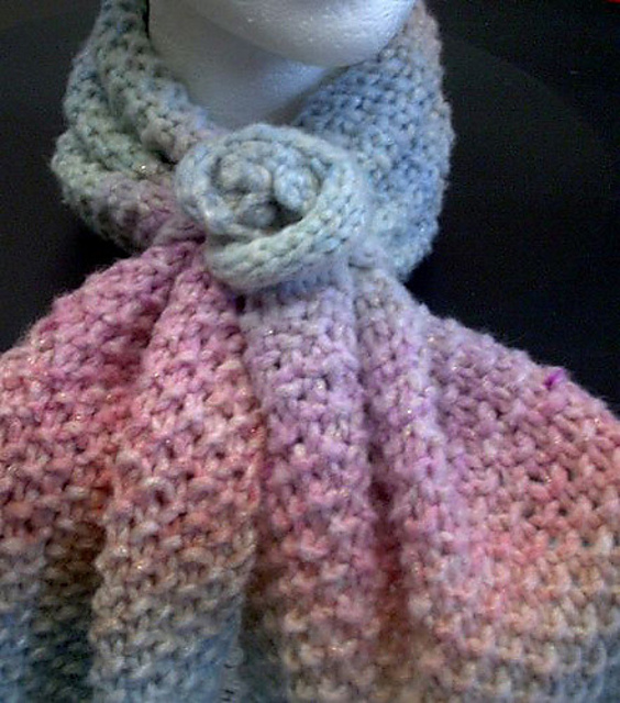 Pastello Flower Scarf