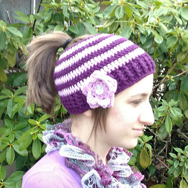 Messy Bun Hat