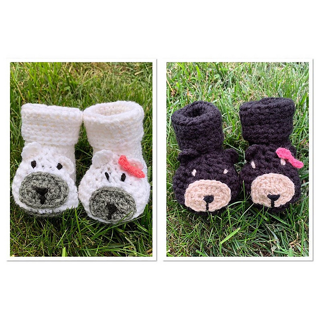 Newborn Bear Booties