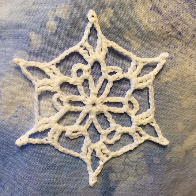 Thread Snowflake #1 [Snowflake Pillows]