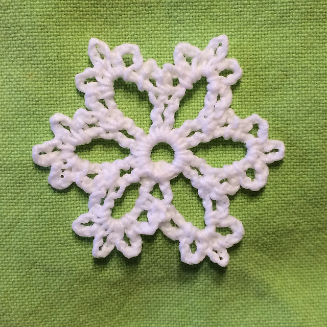 Thread Snowflake #5 [Snowflake Pillows]