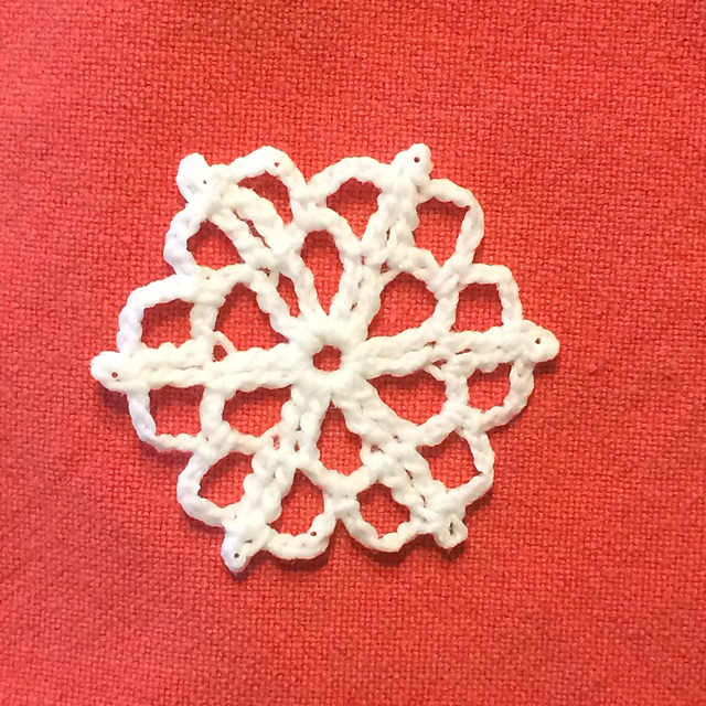 Thread Snowflake #6 [Snowflake Pillows]