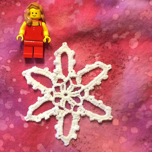 Thread Snowflake #7 [Snowflake Pillows]