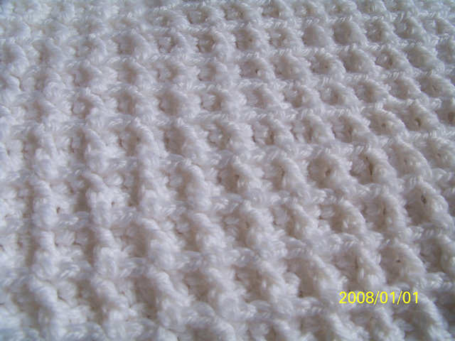 Snowy Snuggles Waffle Blanket
