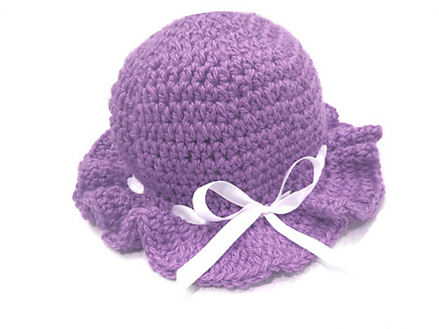 Tiny Sunbeams Simple Sunhat